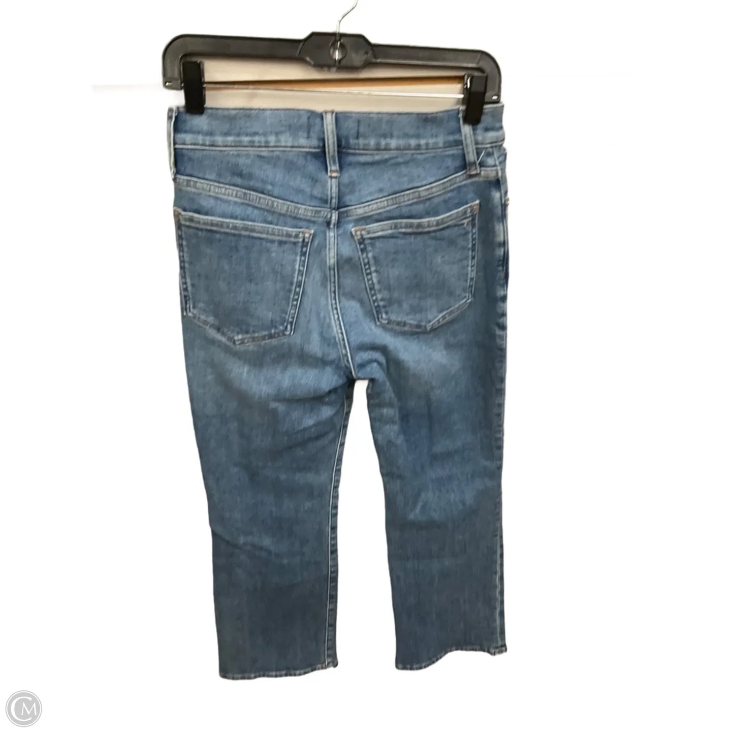 Jeans Straight By Madewell In Blue Denim, Size: 4