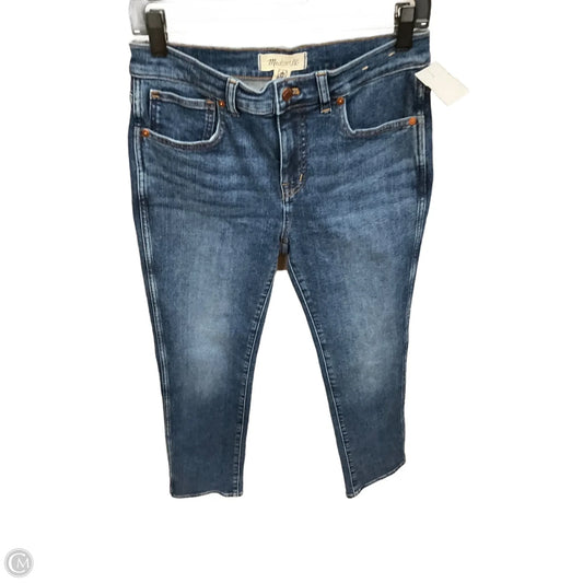 Jeans Straight By Madewell In Blue Denim, Size: 6p