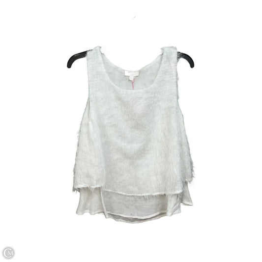 Top Sleeveless Basic By Umgee In White, Size: S