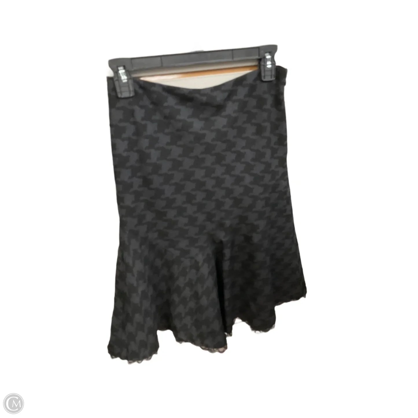 Skirt Midi By Express In Black & Grey, Size: 0