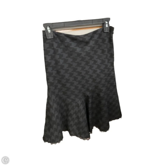 Skirt Midi By Express In Black & Grey, Size: 0