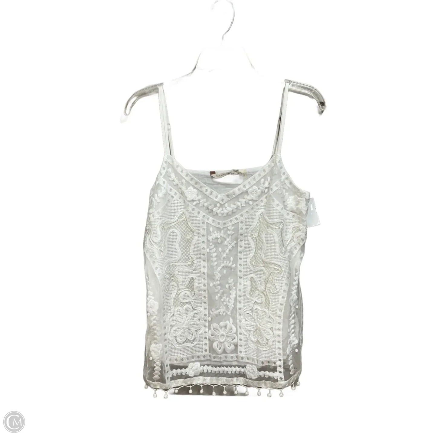 Top Sleeveless Basic By Soft Surroundings In White, Size: S