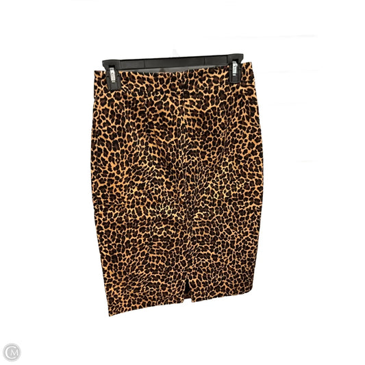 Skirt Midi By J. Crew In Animal Print, Size: 0