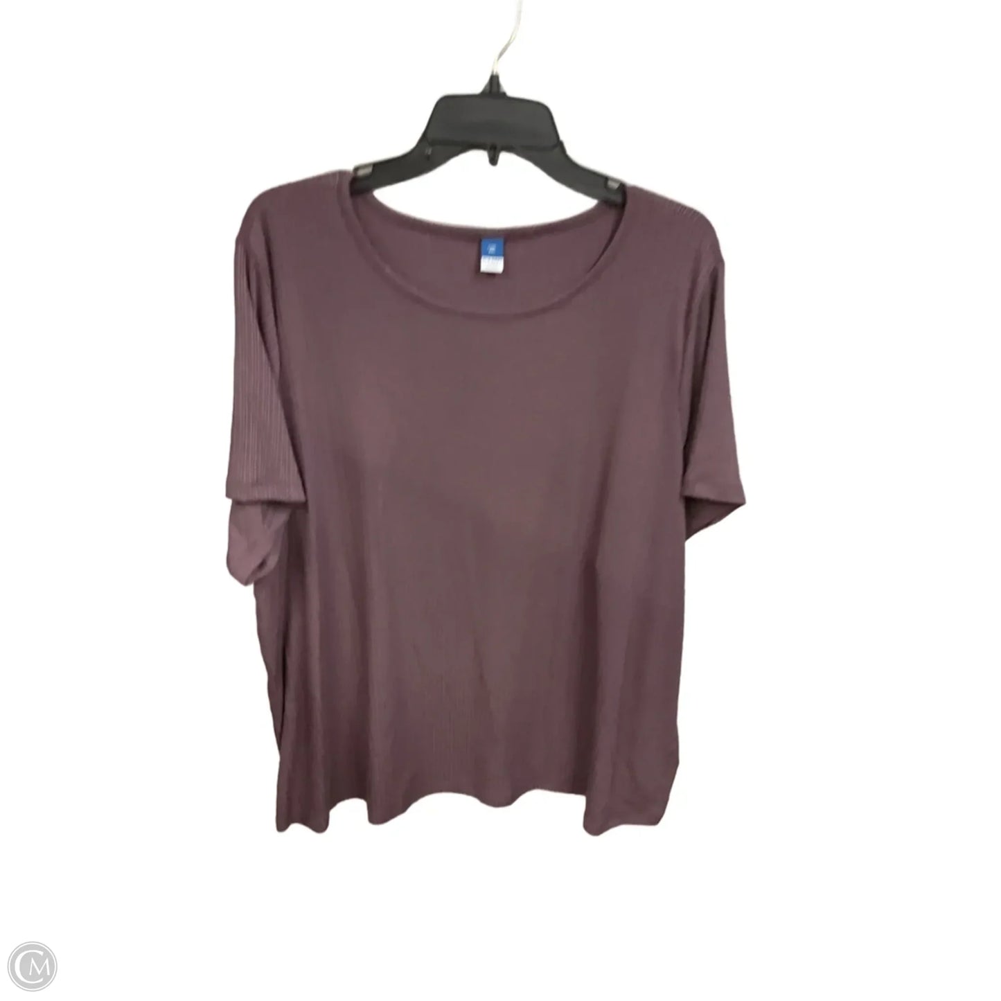 Top Short Sleeve Basic By Old Navy In Purple, Size: Xxl