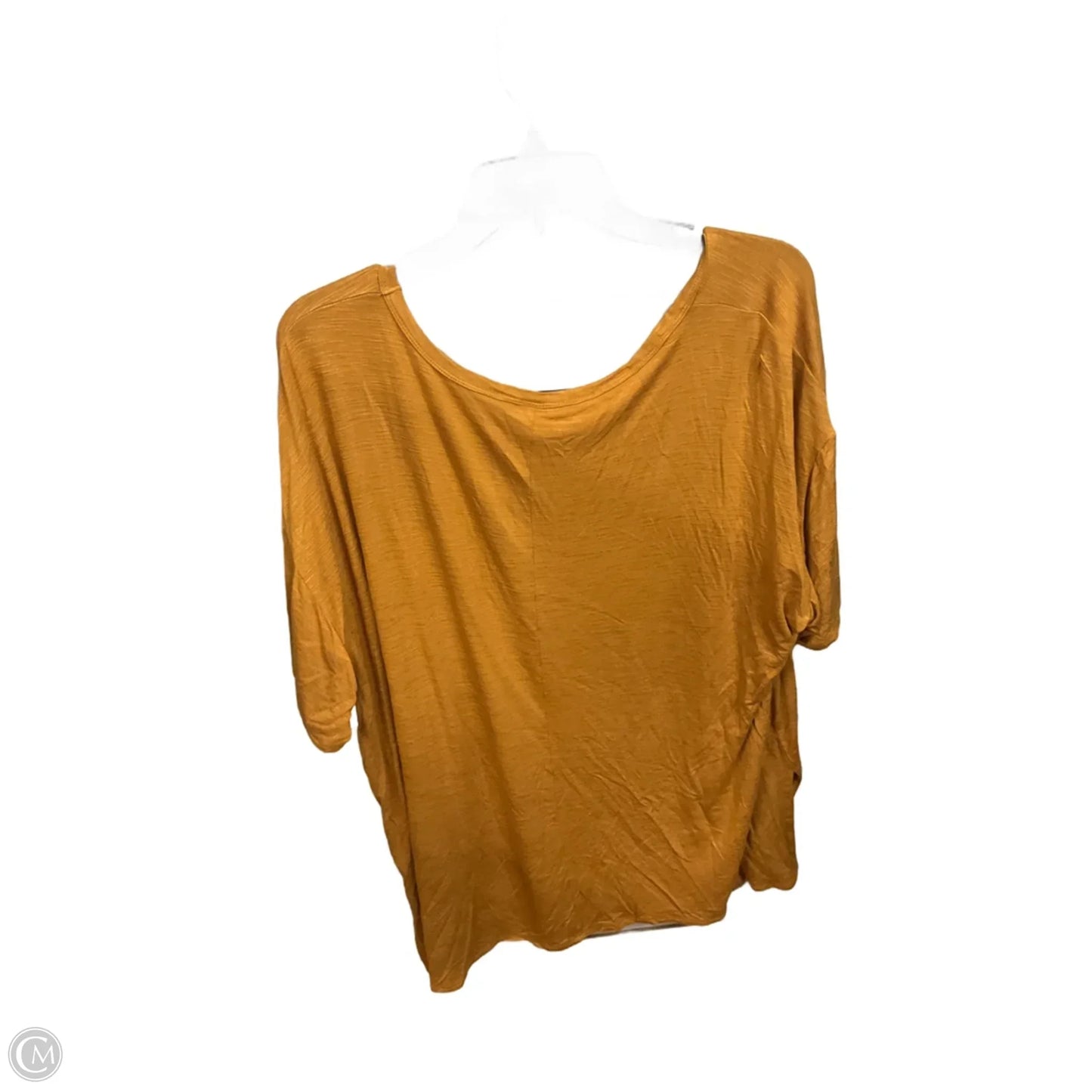 Top Short Sleeve Basic By Old Navy In Tan, Size: Xl