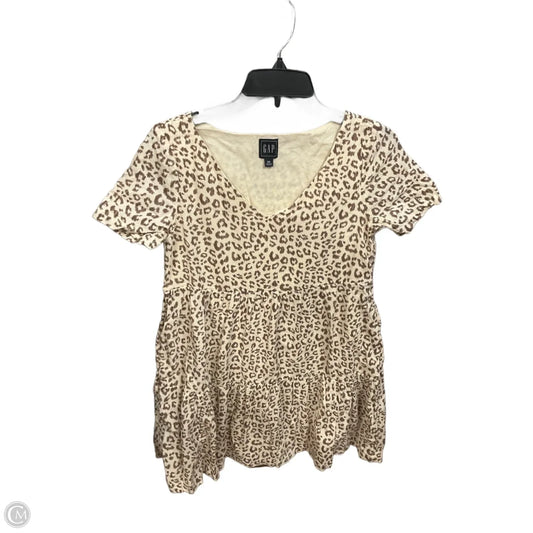 Tunic Short Sleeve By Gapfit In Animal Print, Size: Xs