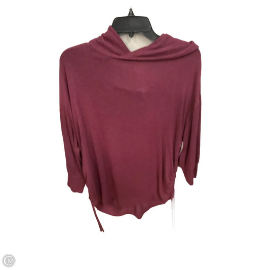 Top Long Sleeve Basic By Clothes Mentor In Maroon, Size: 2x