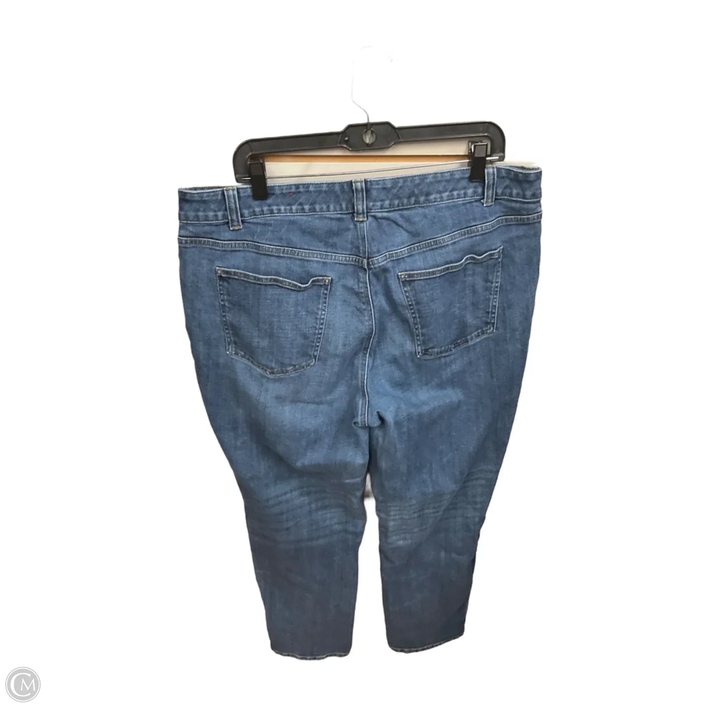 Jeans Boyfriend By Talbots In Blue Denim, Size: 16