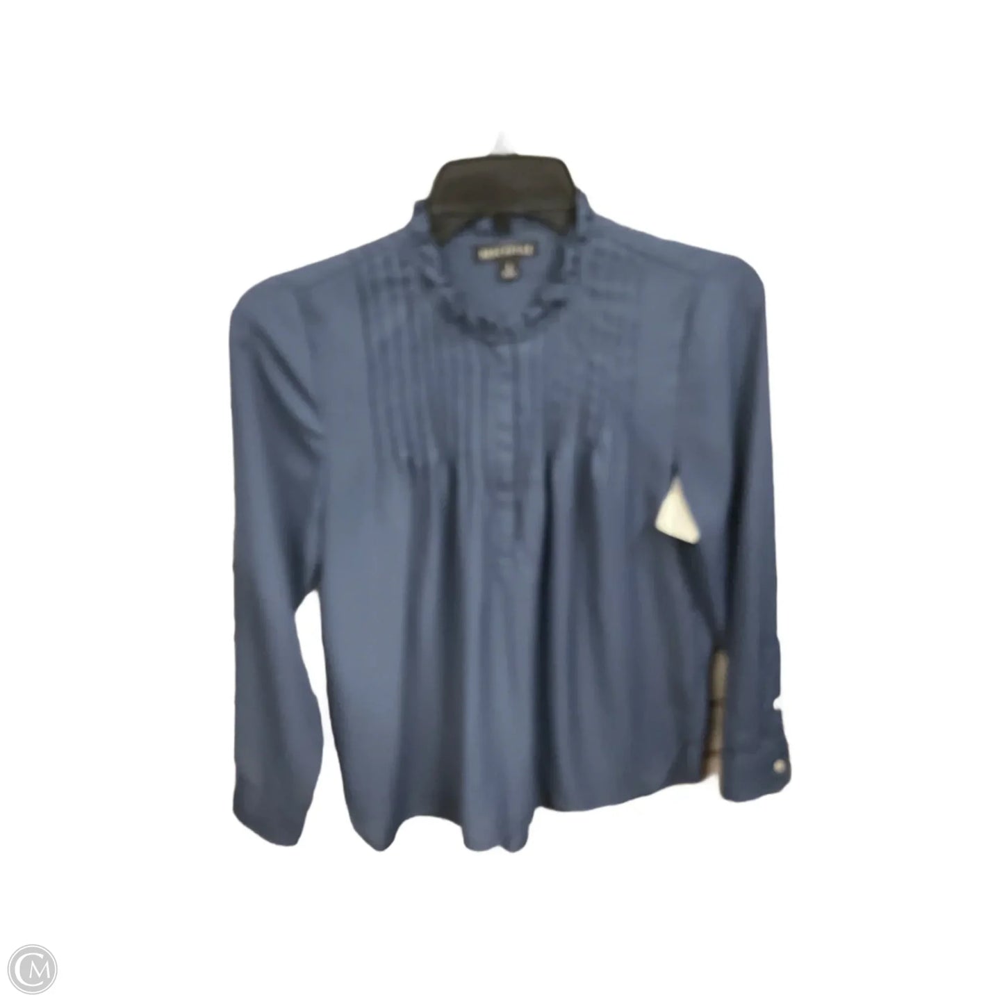 Blouse 3/4 Sleeve By J. Crew In Blue, Size: Xs