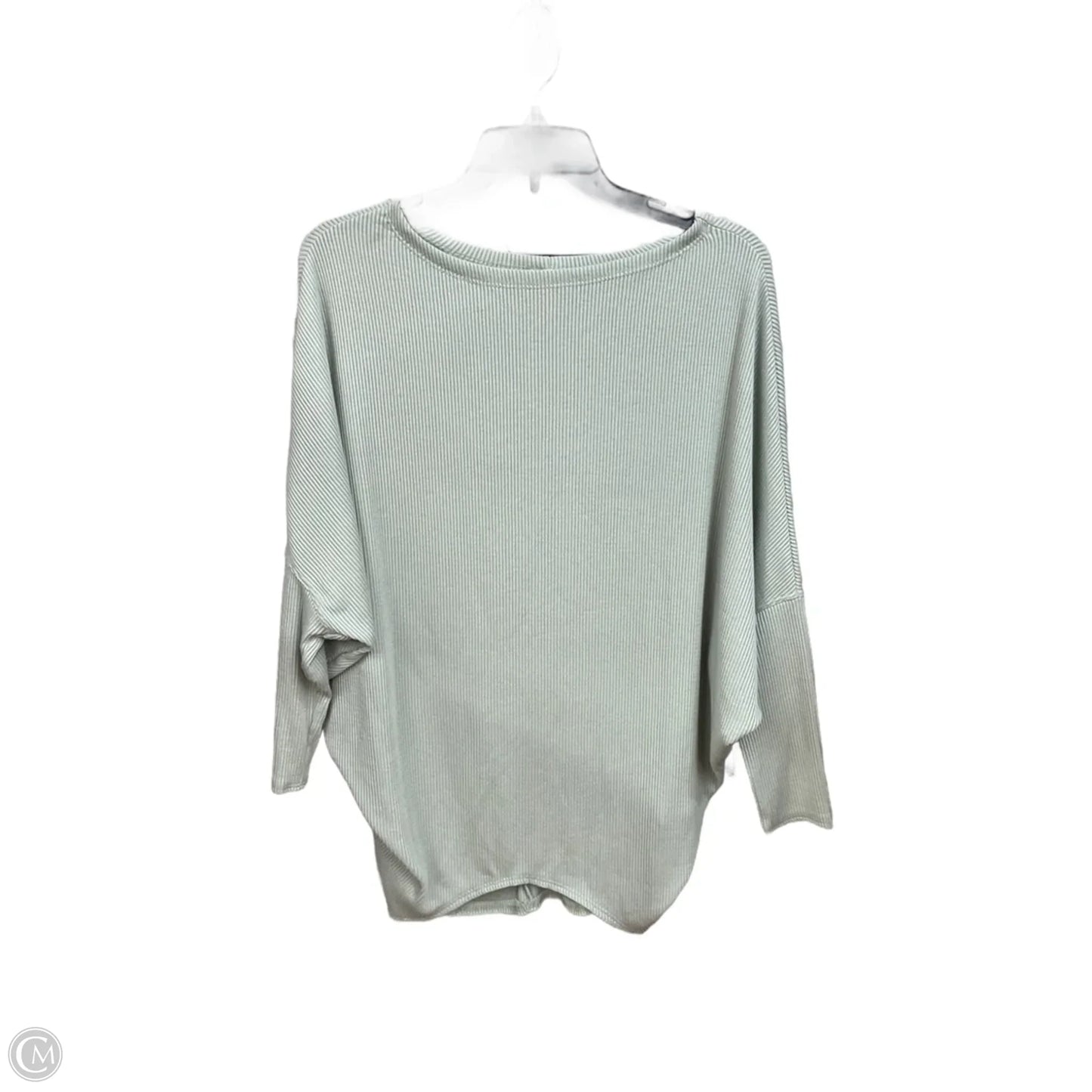 Top 3/4 Sleeve Basic By Clothes Mentor In Green, Size: S