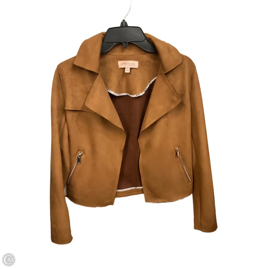 Jacket Moto By Philosophy In Brown, Size: Xs