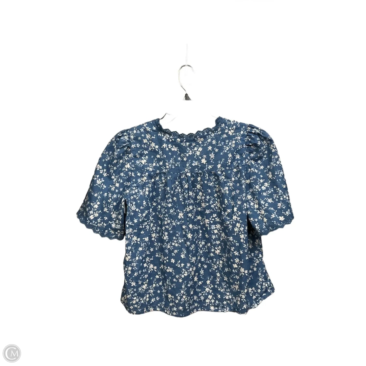 Top Short Sleeve By Gap In Floral Print, Size: Xs