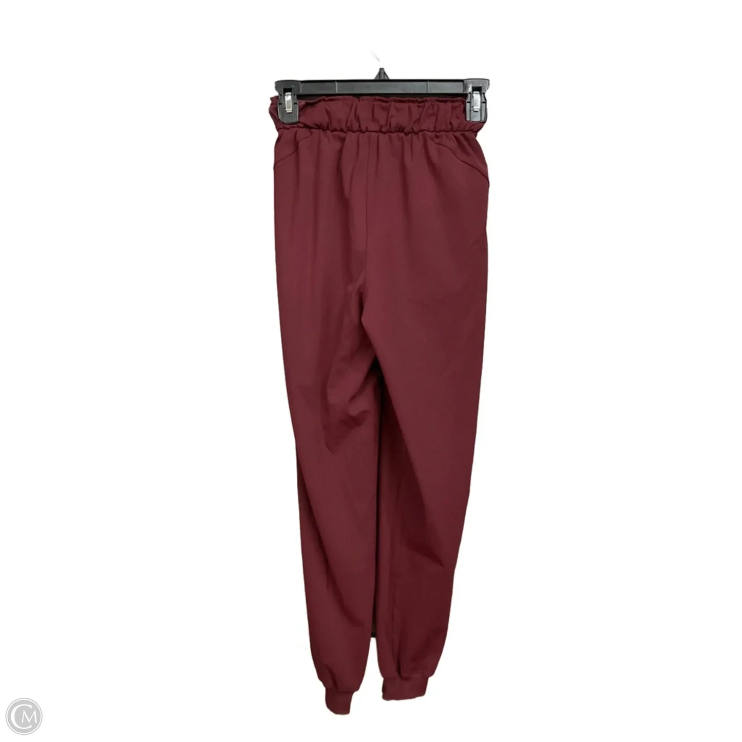 Athletic Pants By Lululemon In Maroon, Size: 0