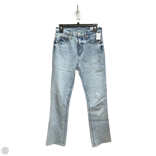 Jeans Straight By Gap In Blue Denim, Size: 4l