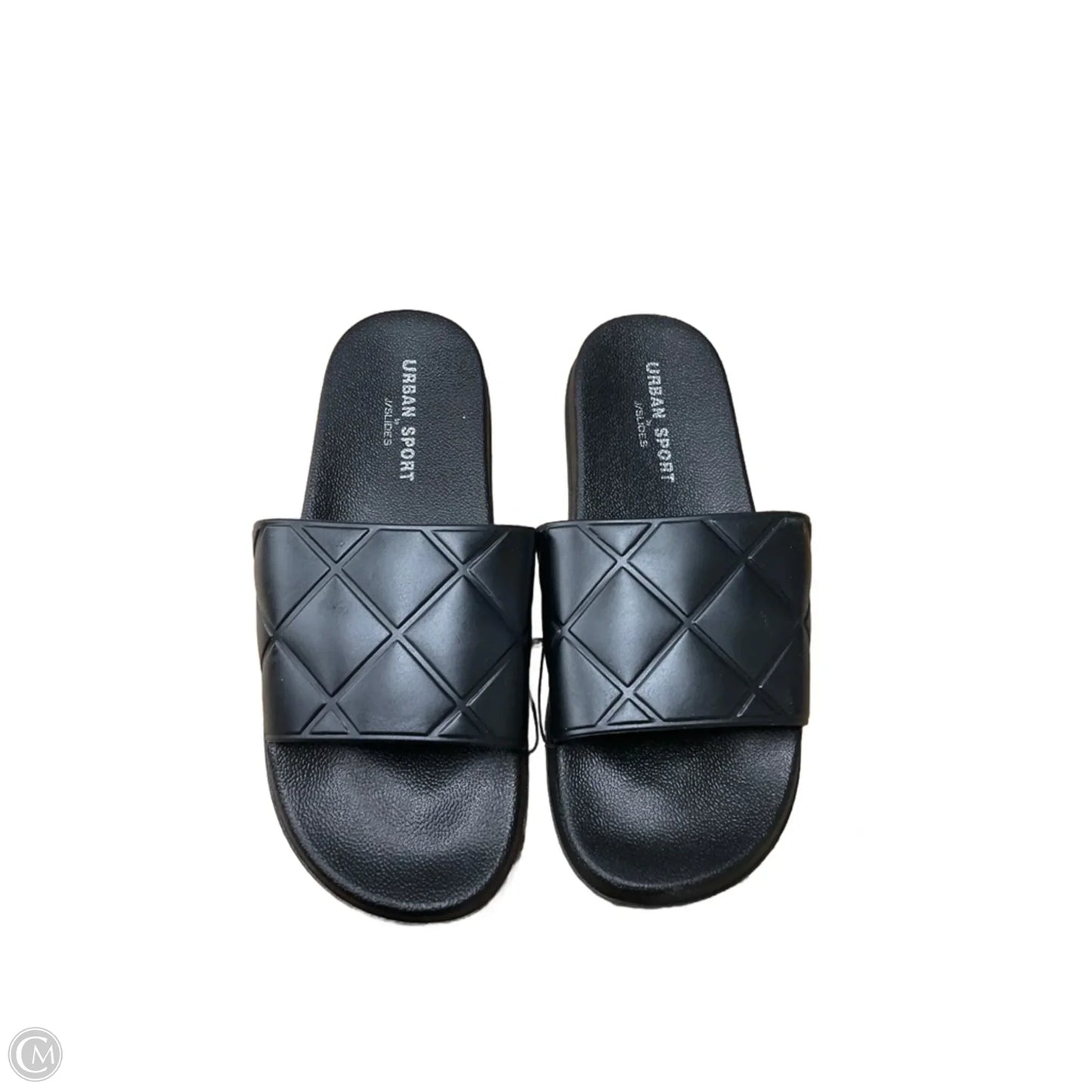 Sandals Flats By Clothes Mentor In Black, Size: 9