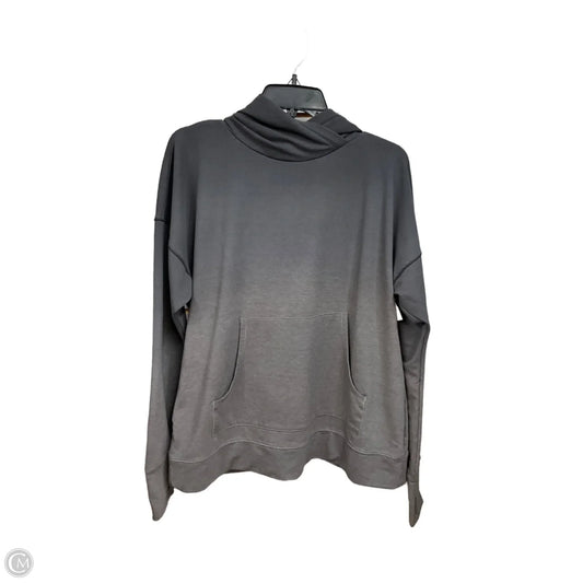 Sweatshirt Hoodie By Calia In Grey, Size: L
