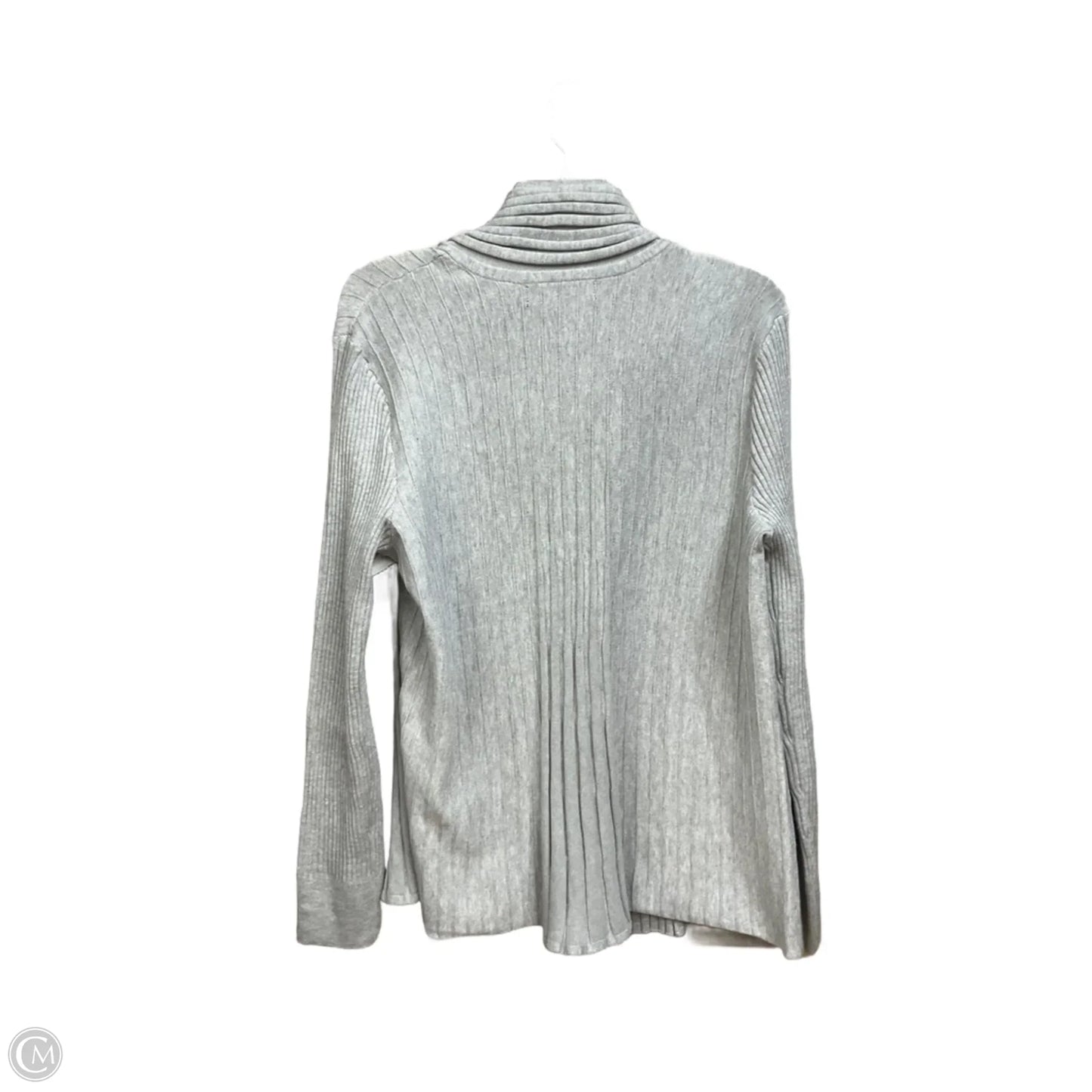 Cardigan By Clothes Mentor In Grey, Size: L