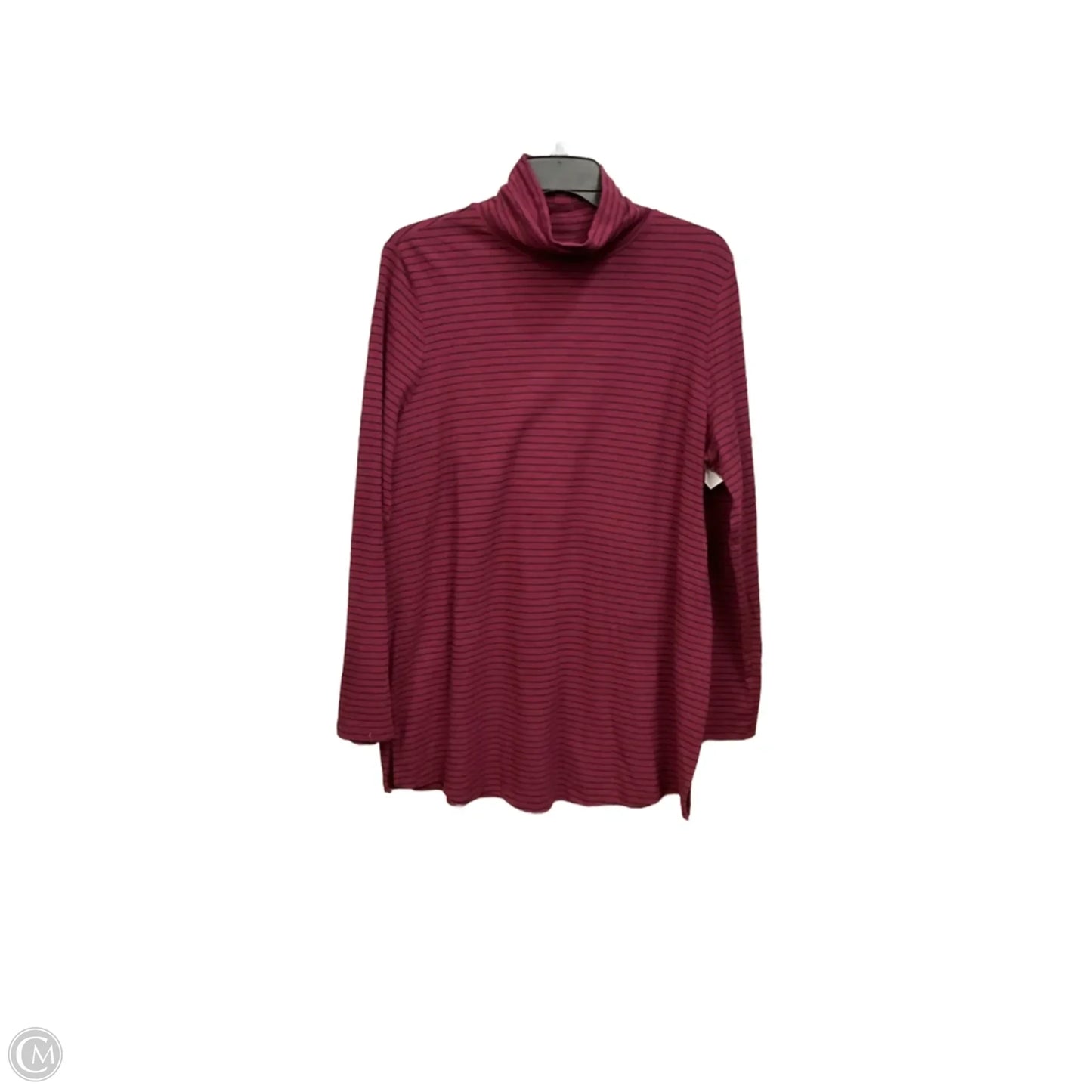 Tunic Long Sleeve By J. Jill In Striped Pattern, Size: L