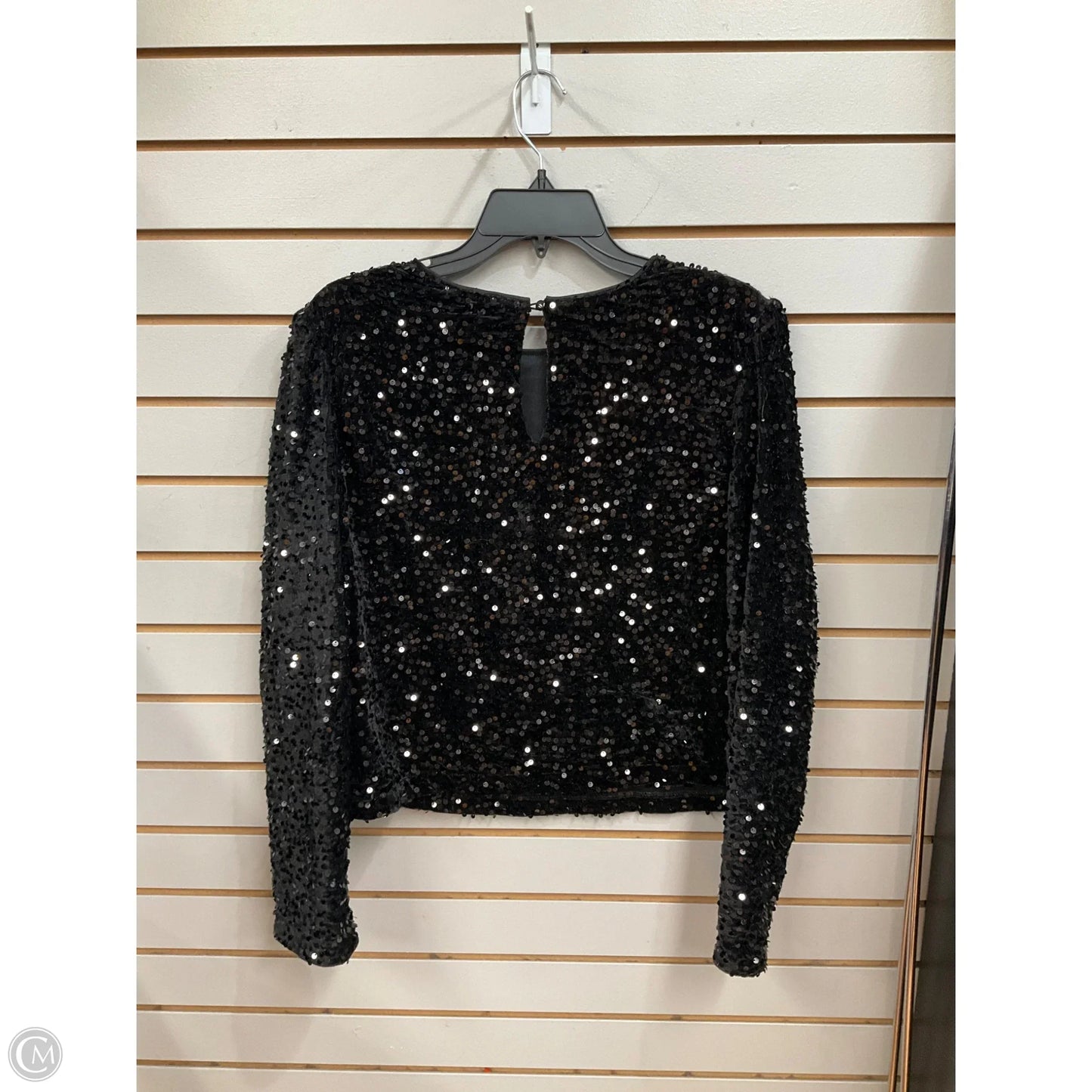 Top Long Sleeve Basic By New York And Co In Black, Size: L