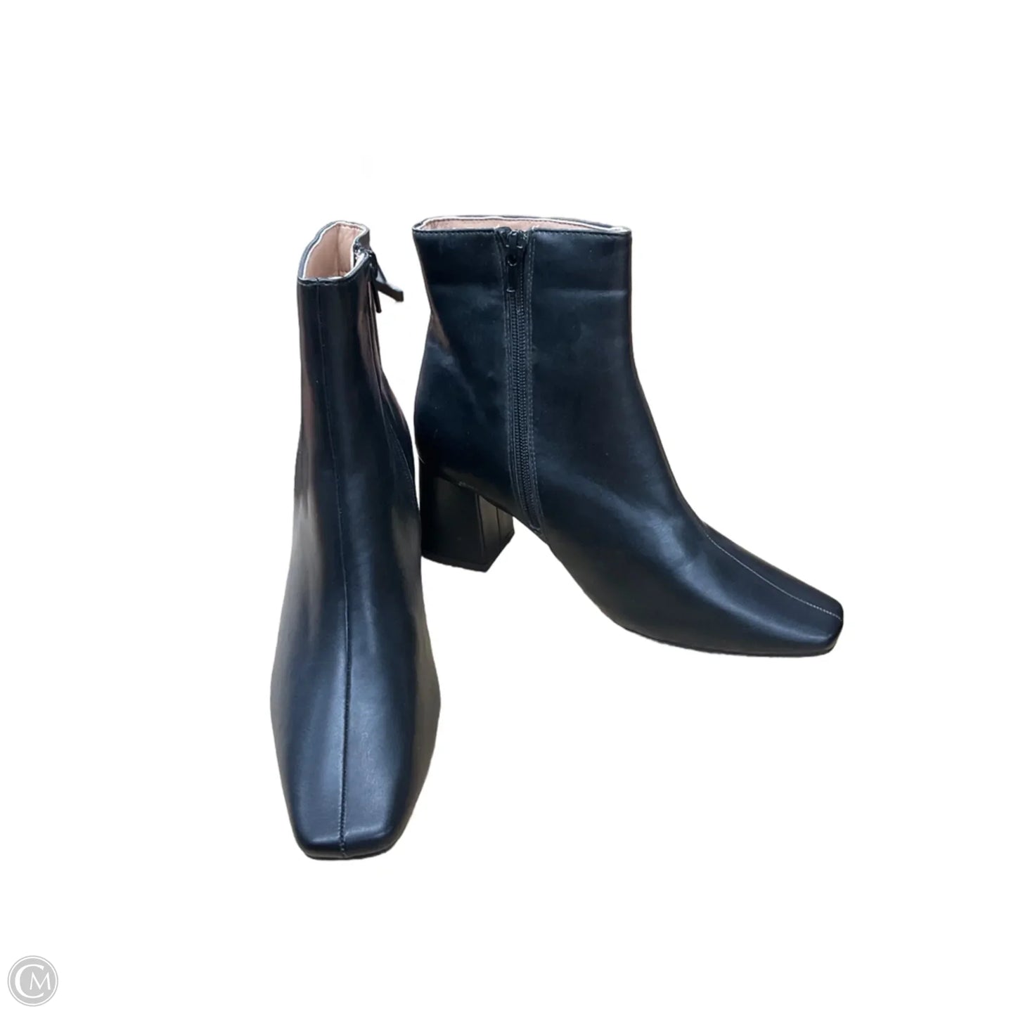 Boots Ankle Heels By Journee In Black, Size: 6.5