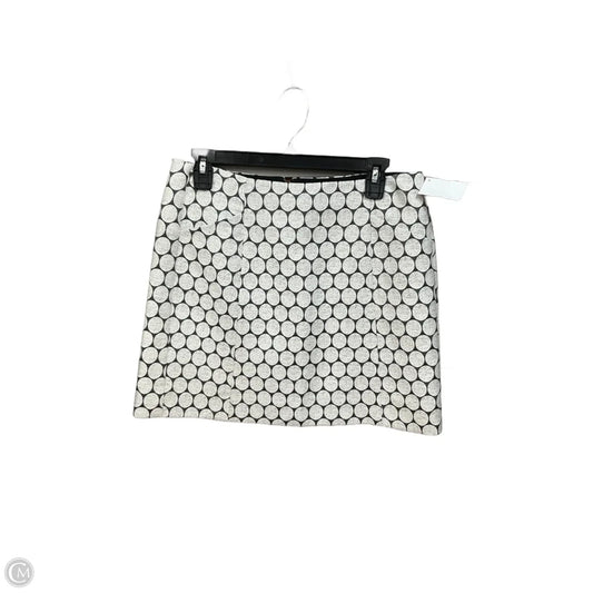 Skirt Mini & Short By J. Crew In Grey & White, Size: 6