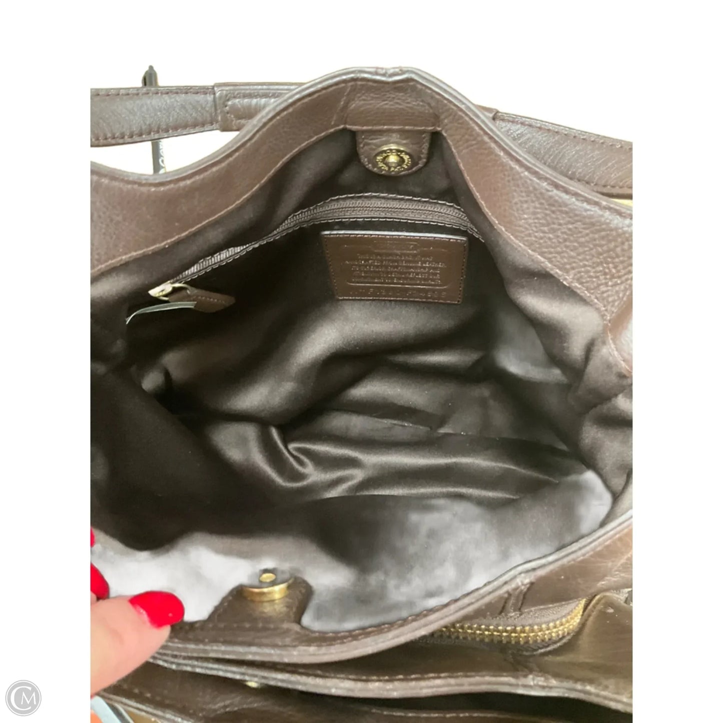 Handbag Designer By Coach, Size: Large