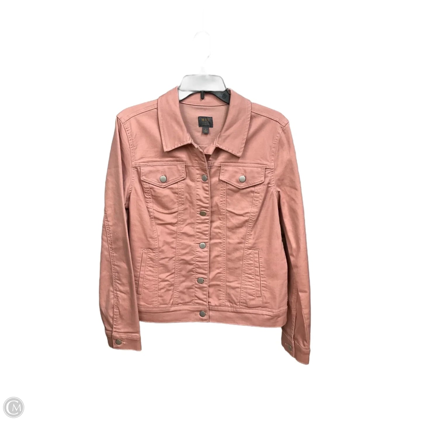 Jacket Denim By 41 Hawthorn In Pink Denim, Size: L