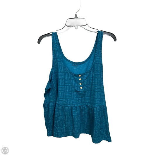 Top Sleeveless Basic By Torrid In Teal, Size: 1x