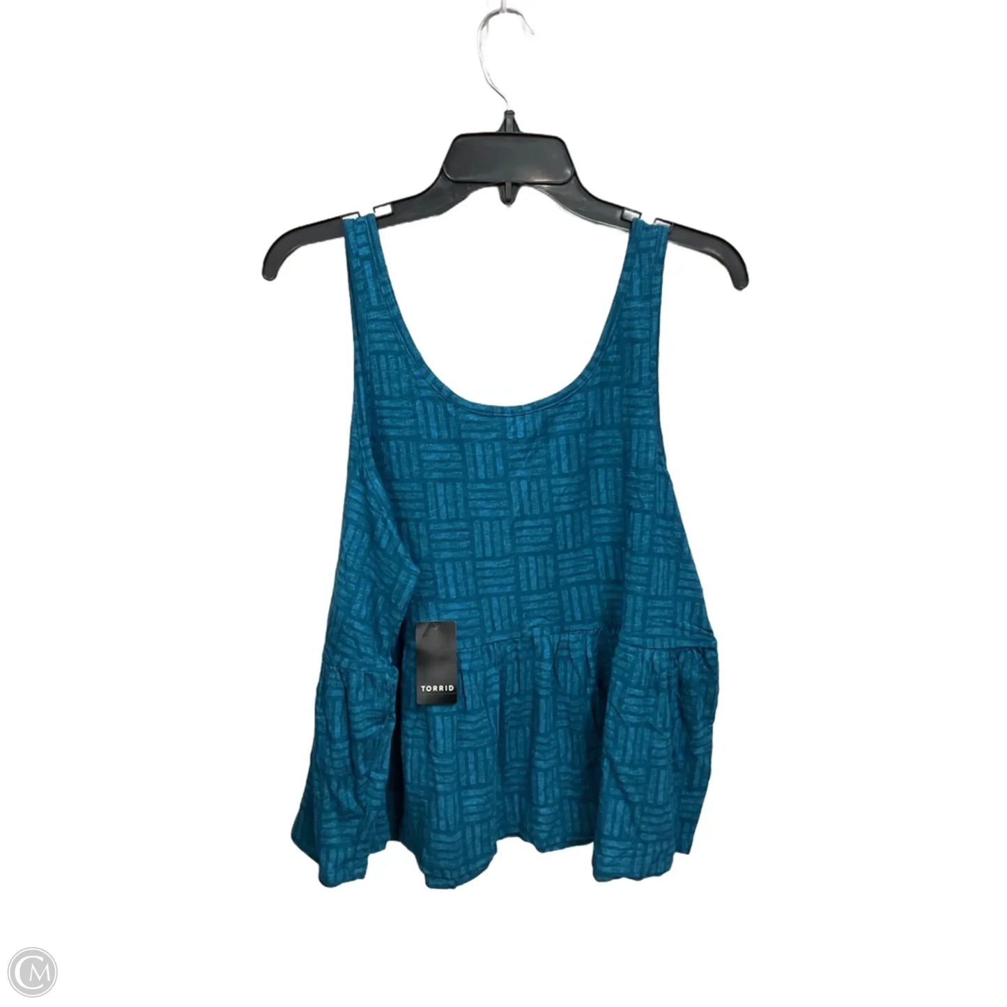 Top Sleeveless Basic By Torrid In Teal, Size: 1x