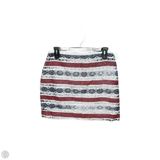 Skirt Mini & Short By Madewell In Multi-colored, Size: 4