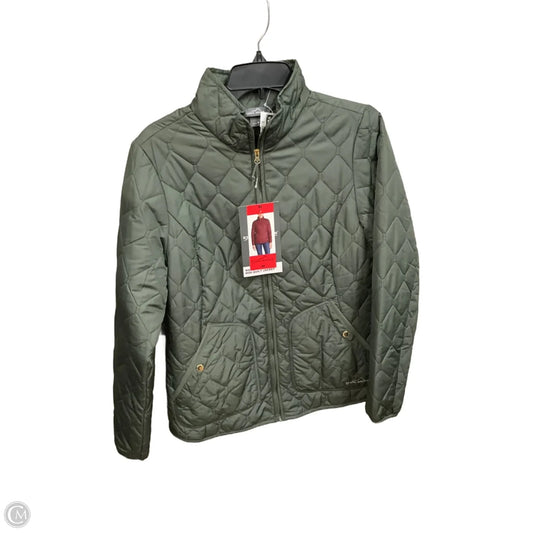 Jacket Puffer & Quilted By Eddie Bauer In Green, Size: M