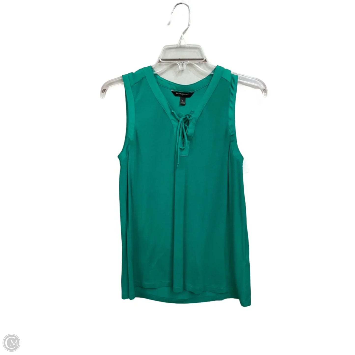 Top Sleeveless Basic By Banana Republic In Green, Size: S