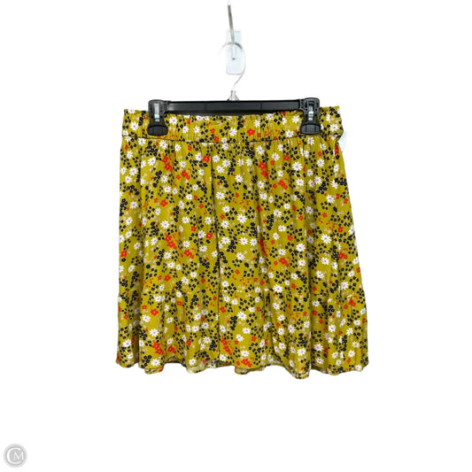 Skirt Mini & Short By Loft In Floral Print, Size: M