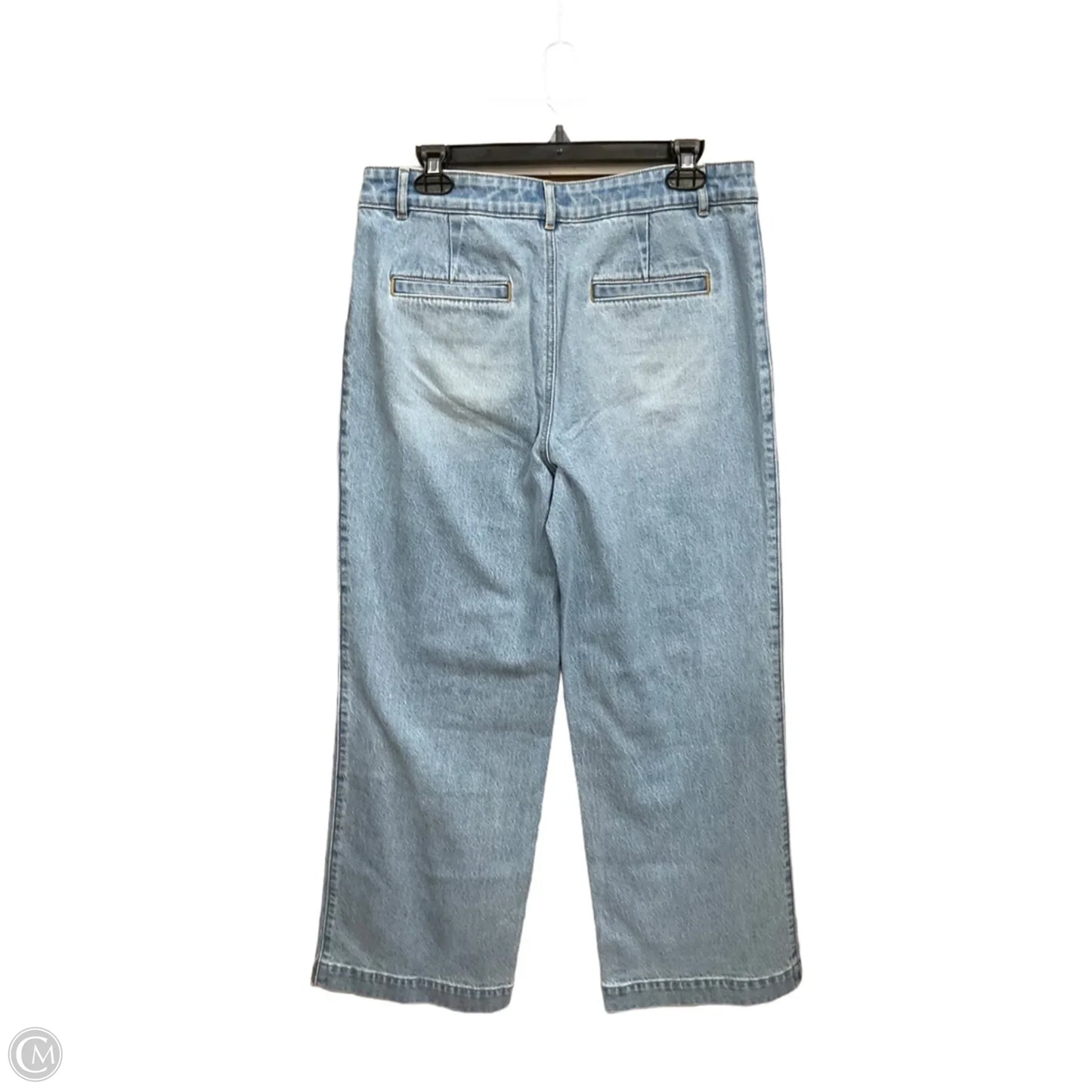 Jeans Wide Leg By Loft In Blue Denim, Size: 8