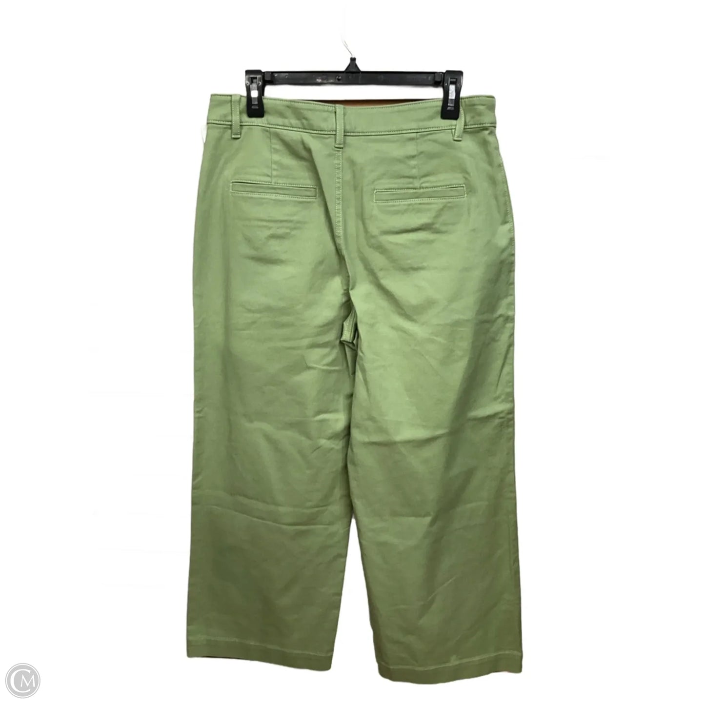 Jeans Wide Leg By Loft In Green Denim, Size: 8