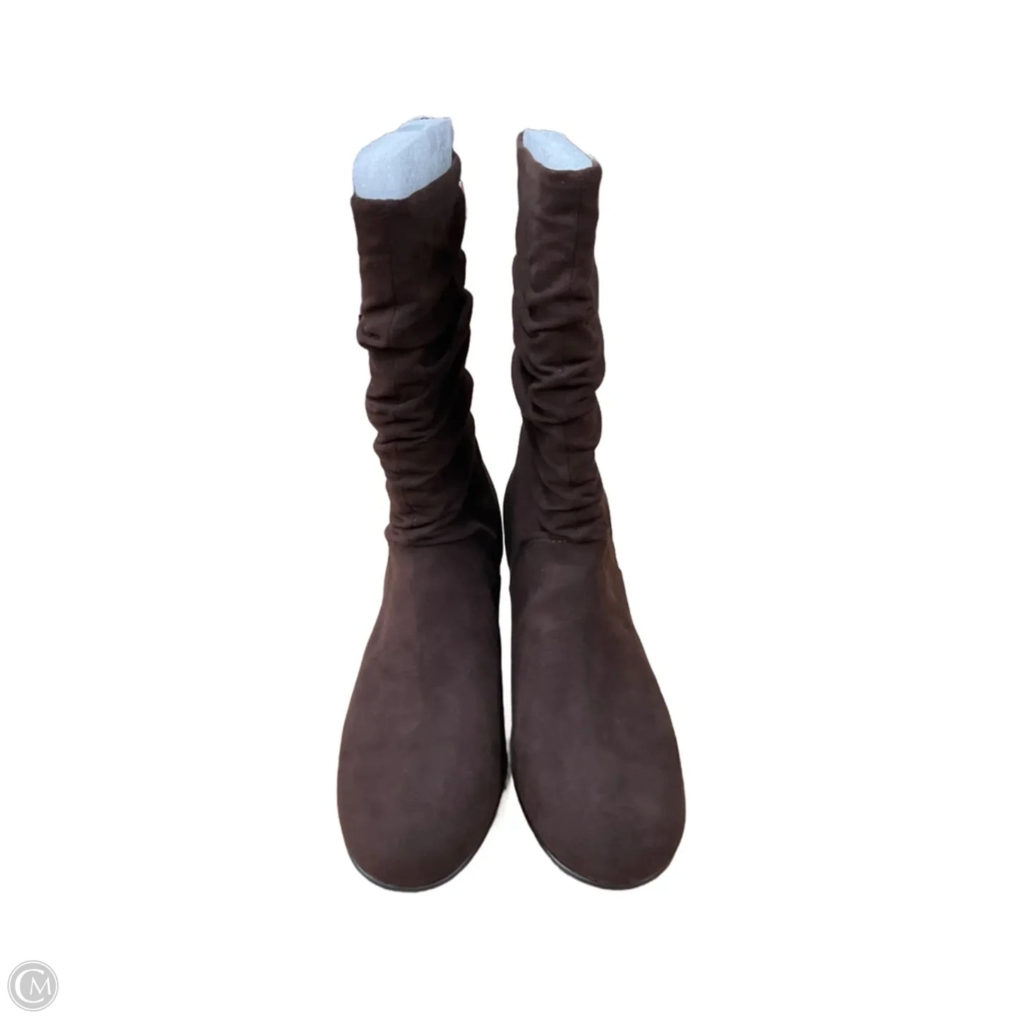 Boots Ankle Heels By Aerosoles In Brown, Size: 10