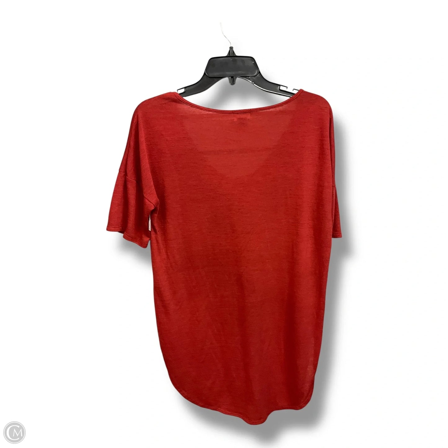 Top Short Sleeve By Cmc In Orange, Size: Sp