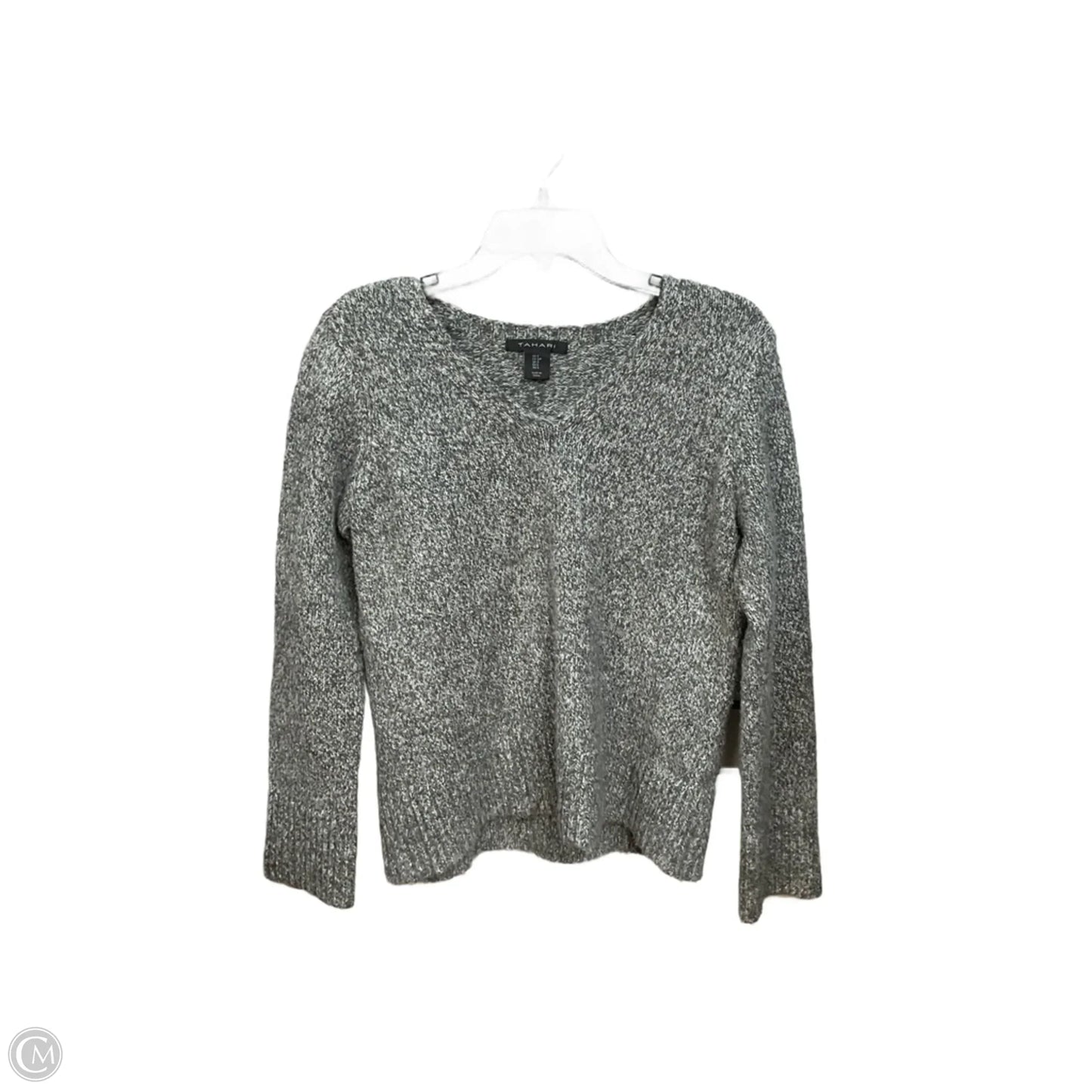Sweater By Tahari In Grey, Size: S