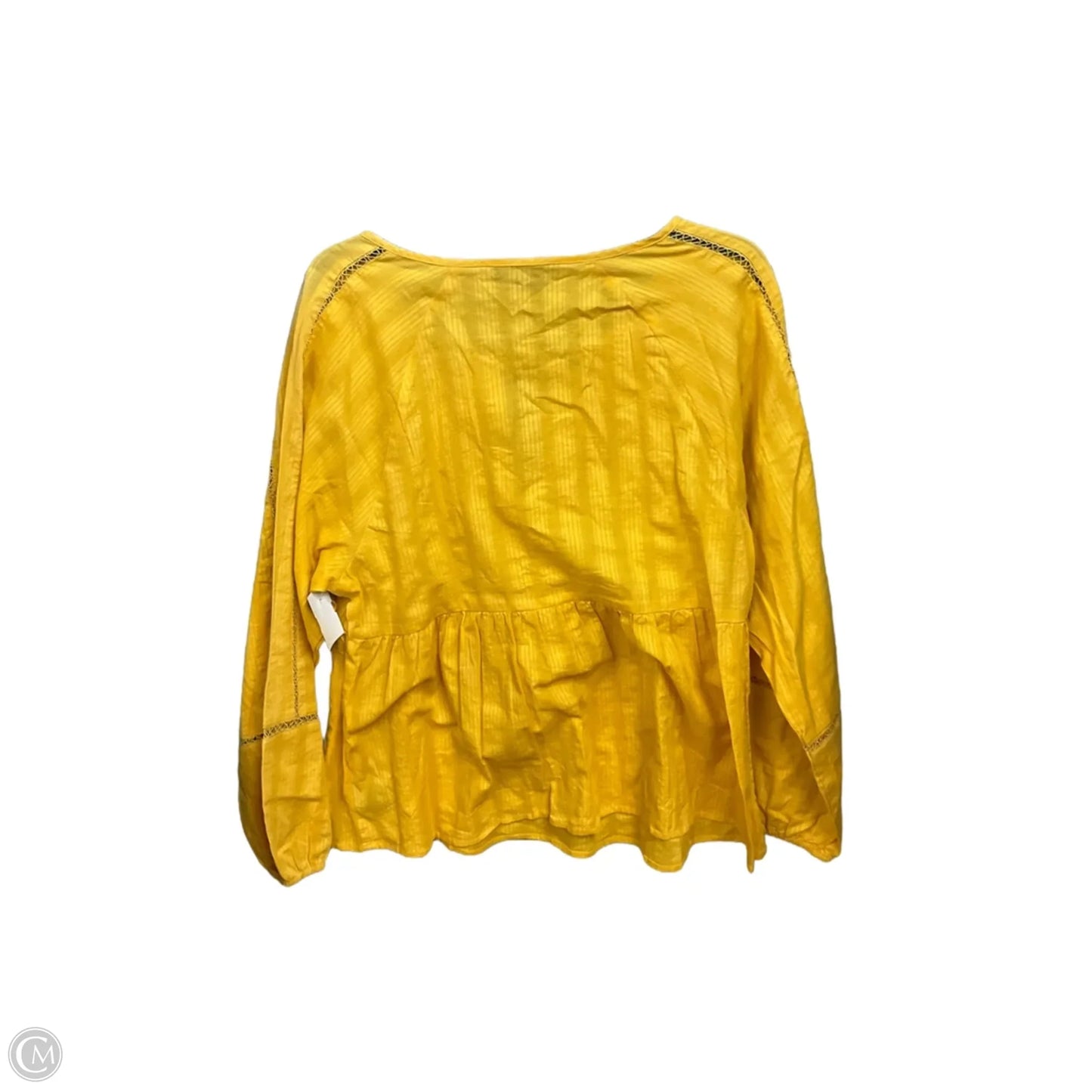 Top Long Sleeve Basic By Sanctuary In Yellow, Size: M