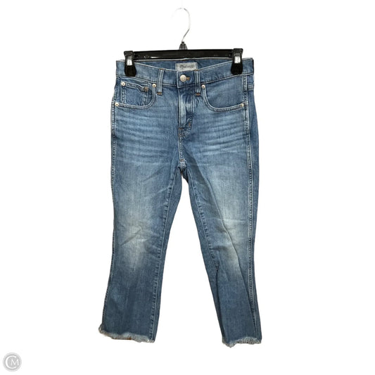 Jeans Boot Cut By Madewell In Blue Denim, Size: 2