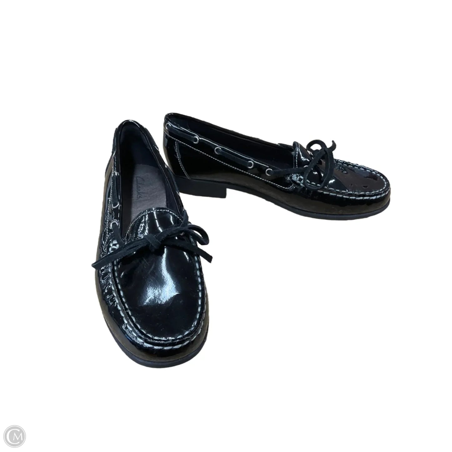 Shoes Flats By Clarks In Black, Size: 7