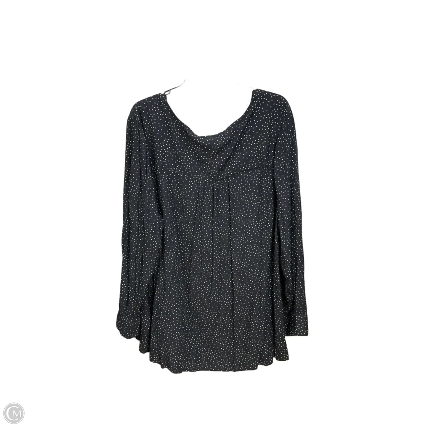 Top Long Sleeve By Lane Bryant In Polkadot Pattern, Size: 4x