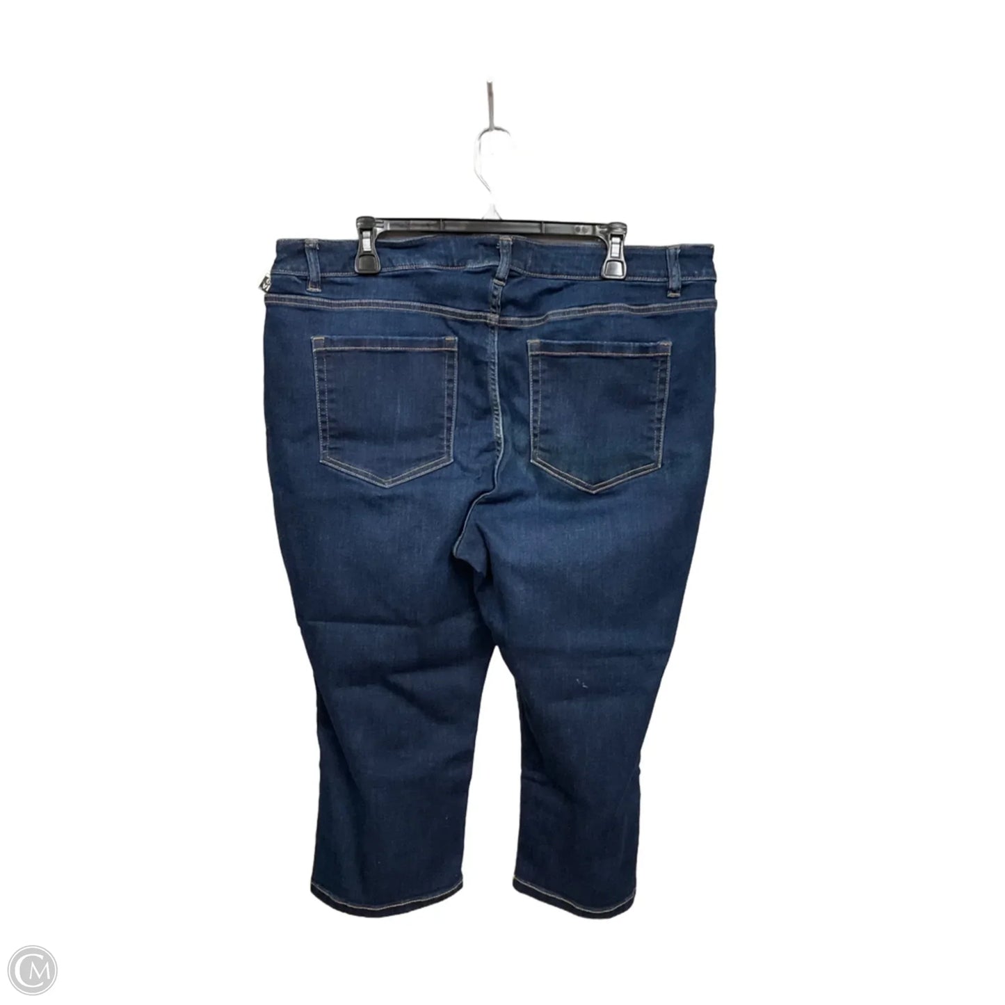 Capris By Lane Bryant In Blue Denim, Size: 18