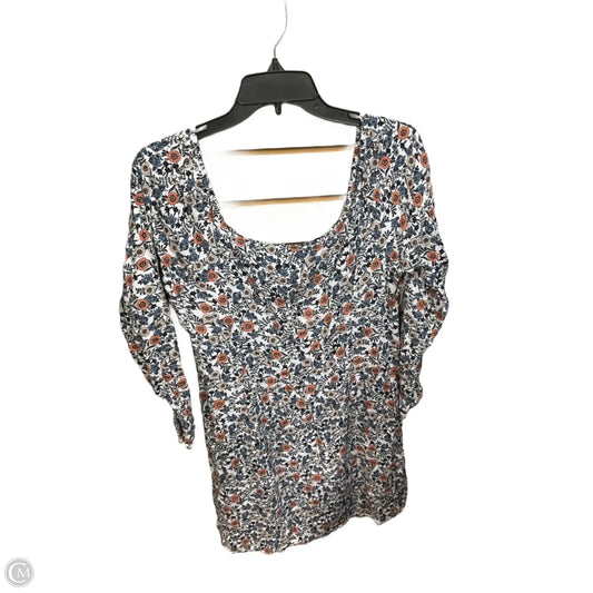 Tunic Long Sleeve By Oneill In Floral Print, Size: Xl