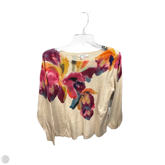 Top Long Sleeve By Chicos In Multi-colored, Size: L