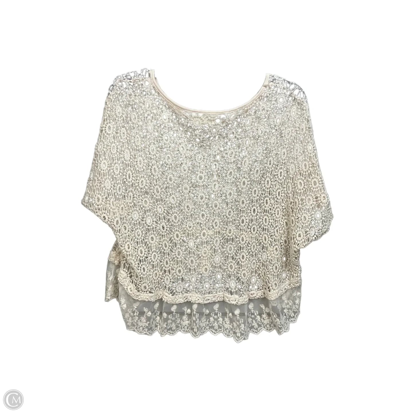 Top Short Sleeve Basic By Altard State In Cream, Size: L