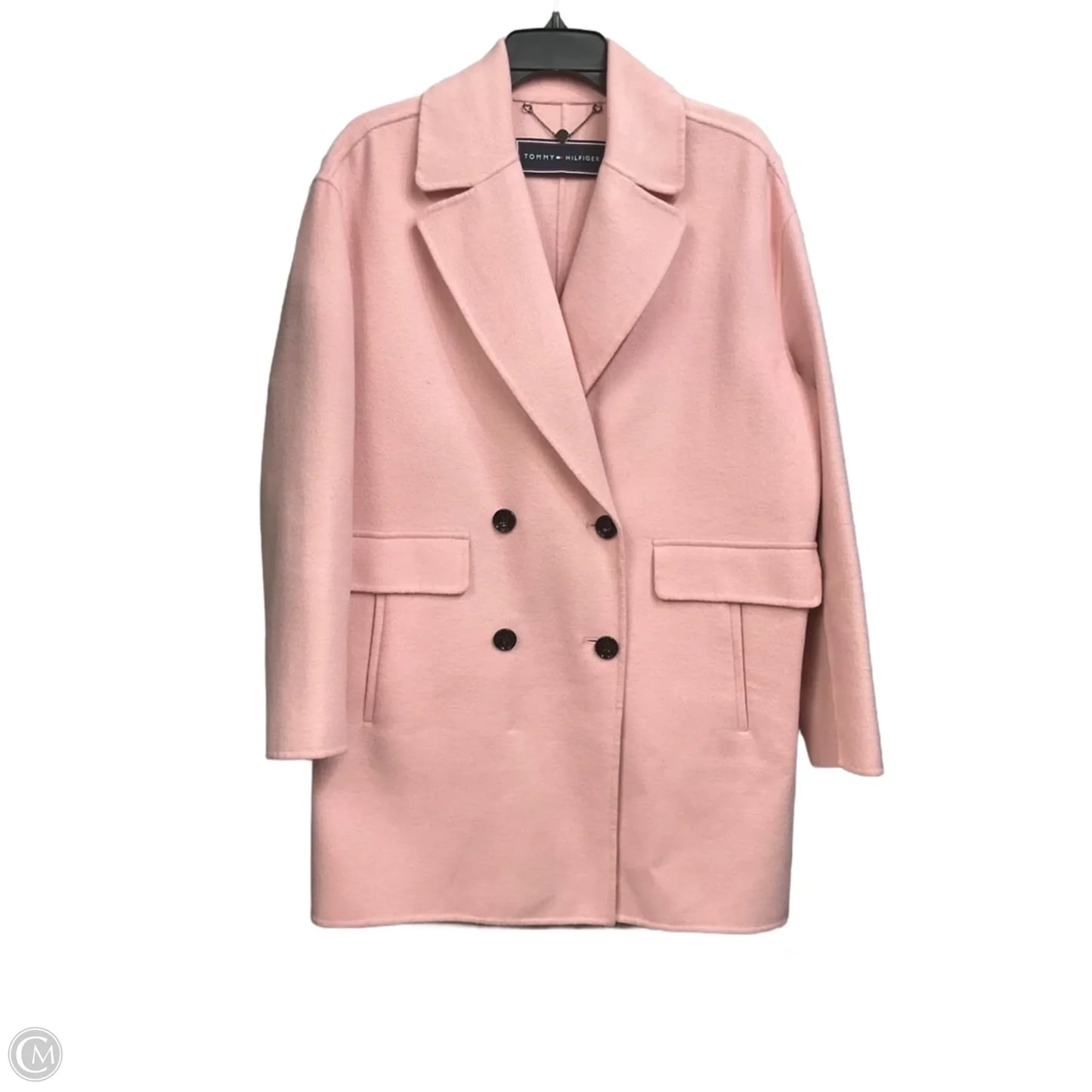 Coat Peacoat By Tommy Hilfiger In Pink, Size: S