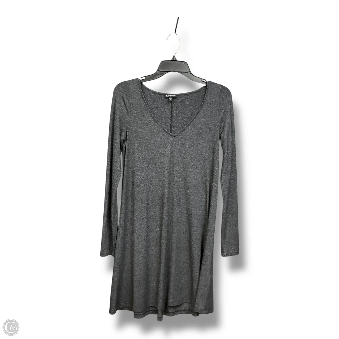 Top Long Sleeve Basic By Express In Grey, Size: S