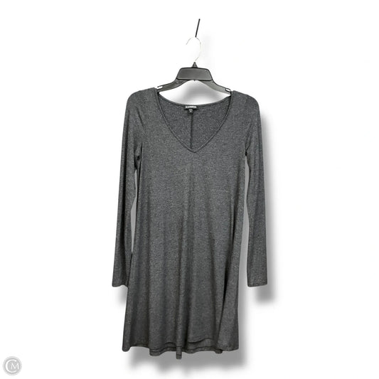 Top Long Sleeve Basic By Express In Grey, Size: S