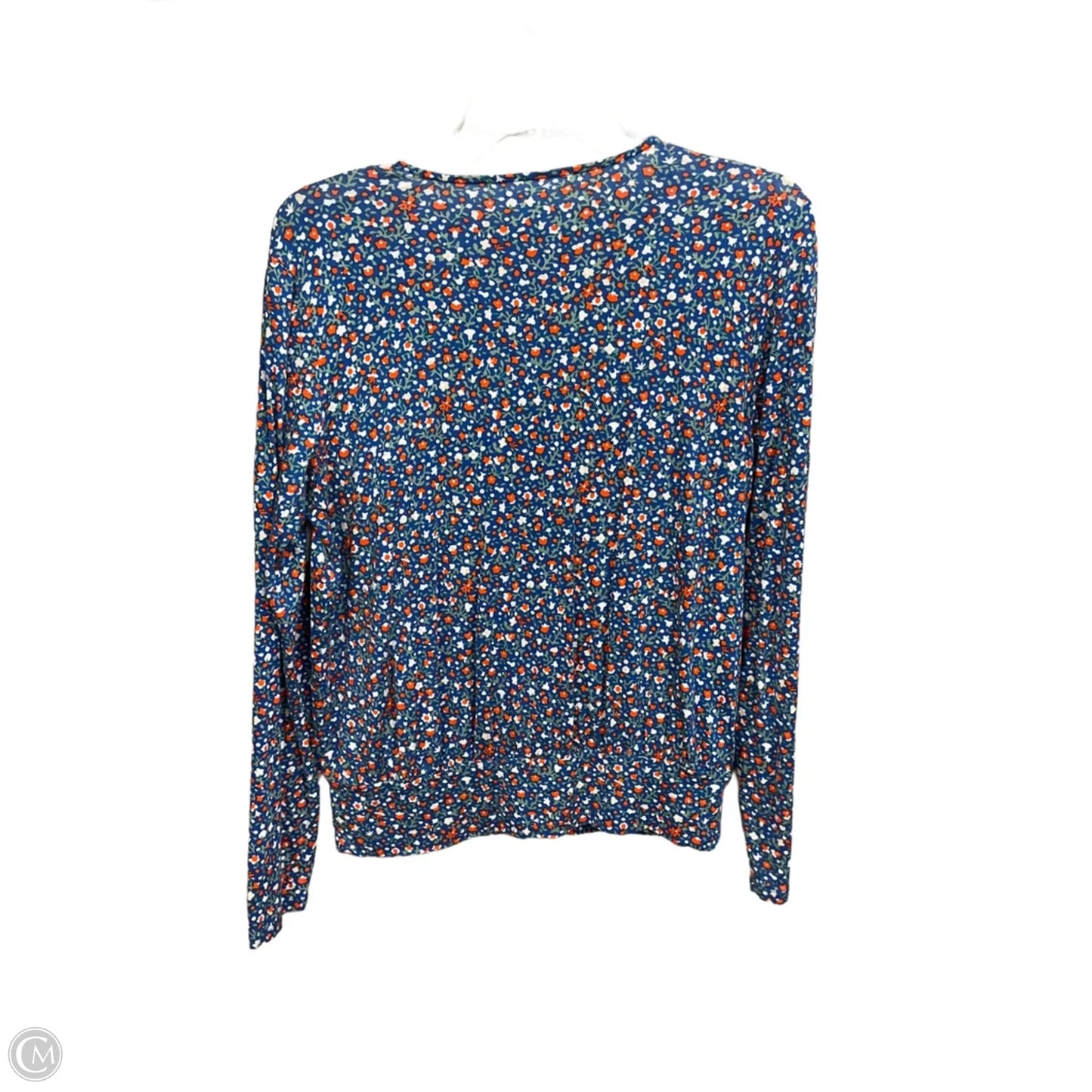Top Long Sleeve By Loft In Floral Print, Size: Mp